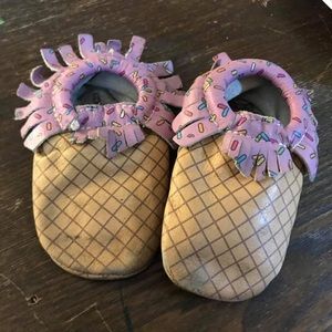 Freshly picked moccs size 6